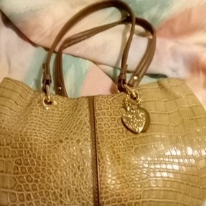 Marc Chantel pebbeled leather tote